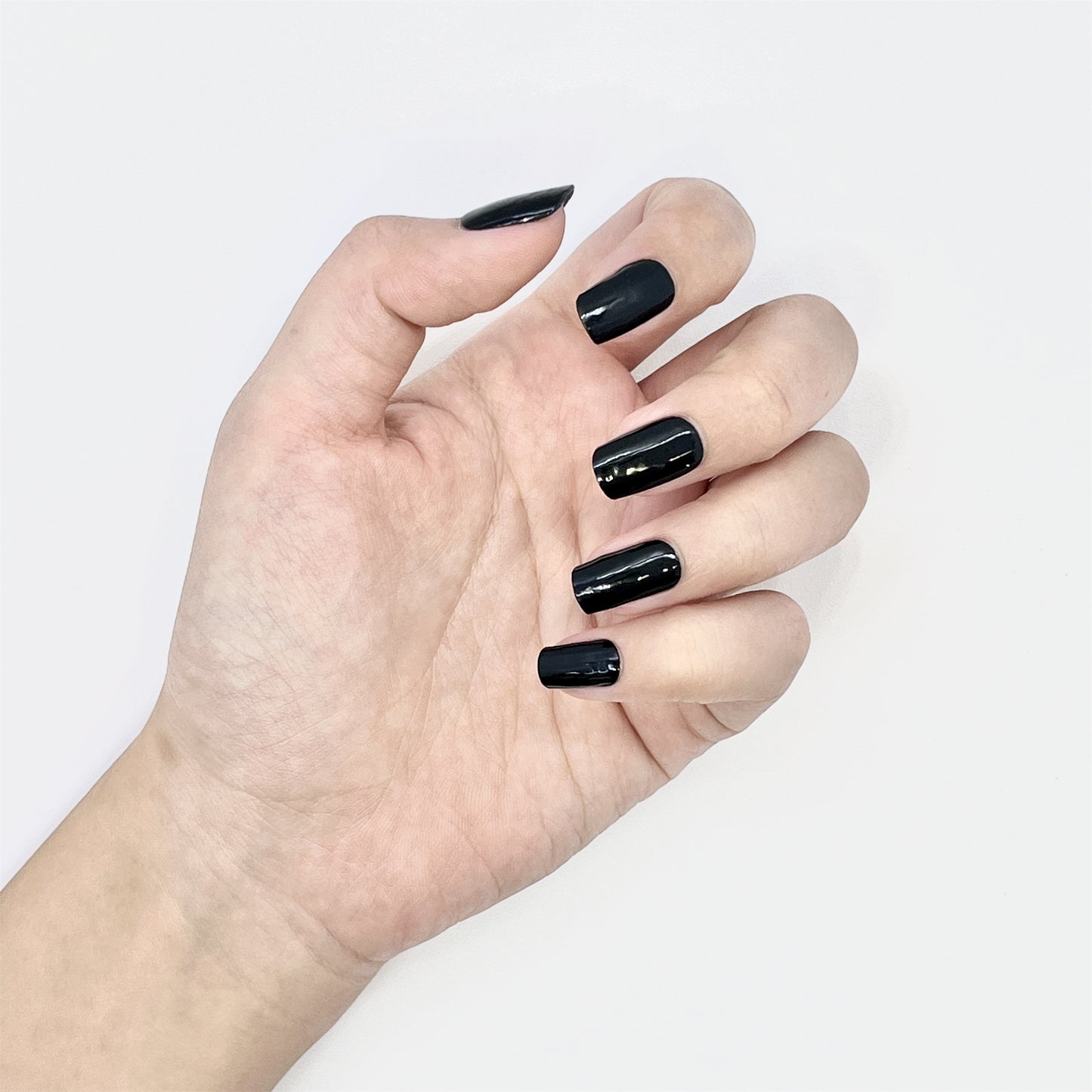 Midnight Licorice Semicured Gel Nail Wraps Kit