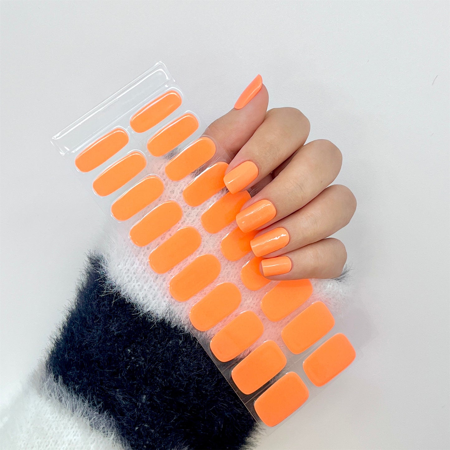 Pumpkin Spice Semicured Gel Nail Wraps Kit