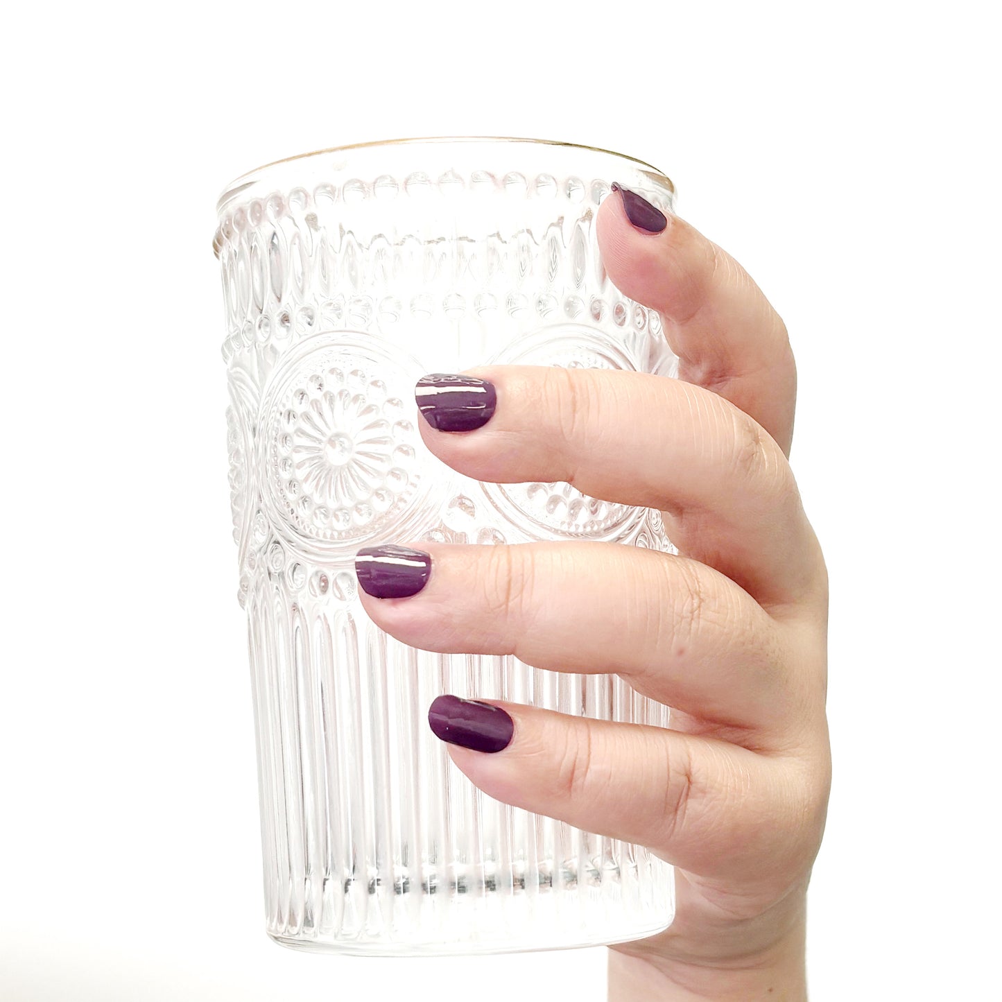 Smoky Purple Semi-Cured Gel Nail Sticker Kit